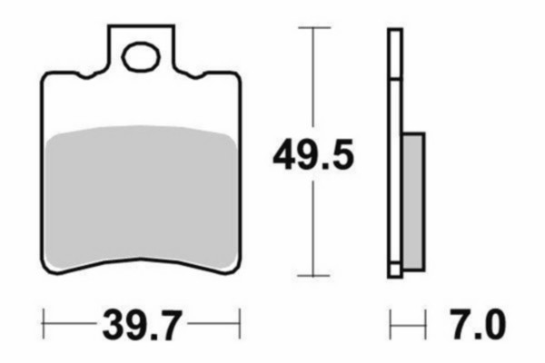 Brake Pad set Aprilia Area Habana front SBS 143hf