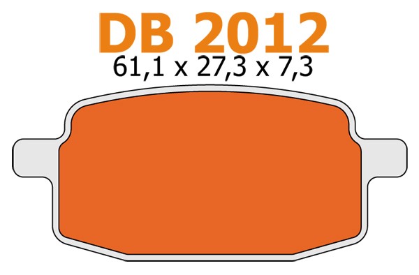 Remblokset arr bao big max scor Peugeot V-clic voor Delta db2012