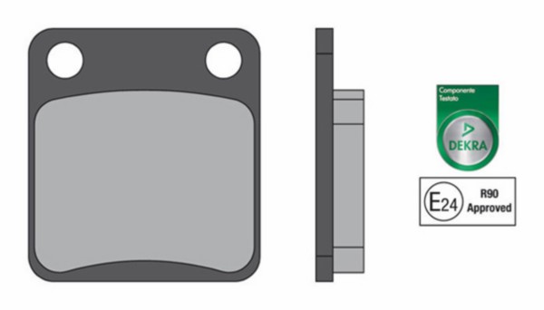 Brake pad set Honda Honda MB Vivacity new after 2008 Malossi 6215045