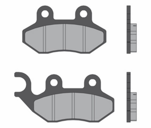 Brake pad set Malossi sport Sym Allo Cello Sym Fiddle Jet Sym Orbit TGB Peugeot Peugeot Tweet