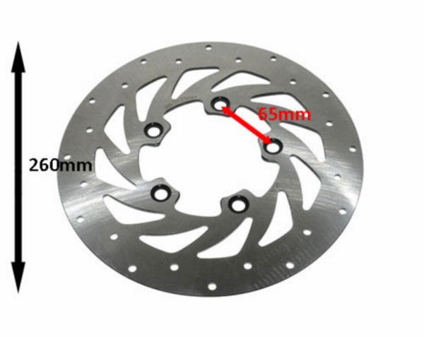 Brake disc 260Mm for brake