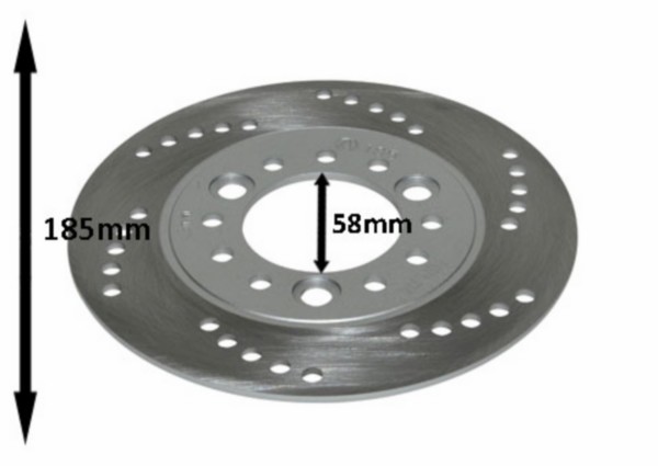 Brake disc China LX Napoli Riva VX50 185mm