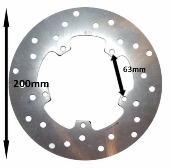 Brake disc ET2-4 VeSpa LX, s Piaggio Zip Sp model original DMP