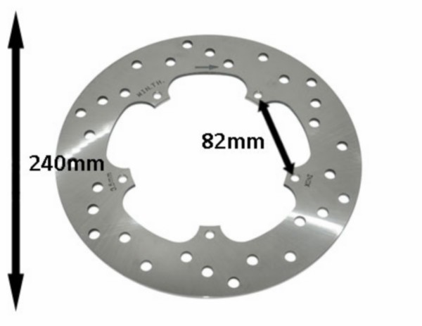 Brake disc liberty 4S RST 240mm Piaggio original 56478r