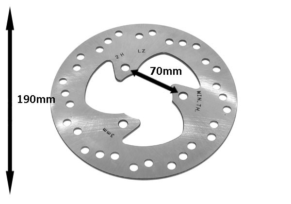 Brake disc Mojito SR Factory 190mm original ap8213231