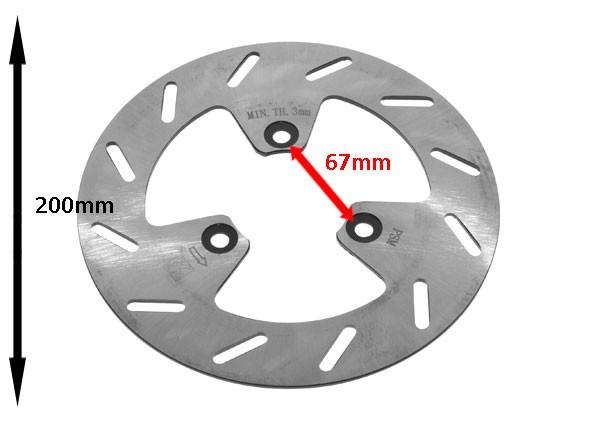 Brake disc Peugeot Django Vivacity new after 2008 Vivacity new after 2008 4-Stroke 200mm front original 772101