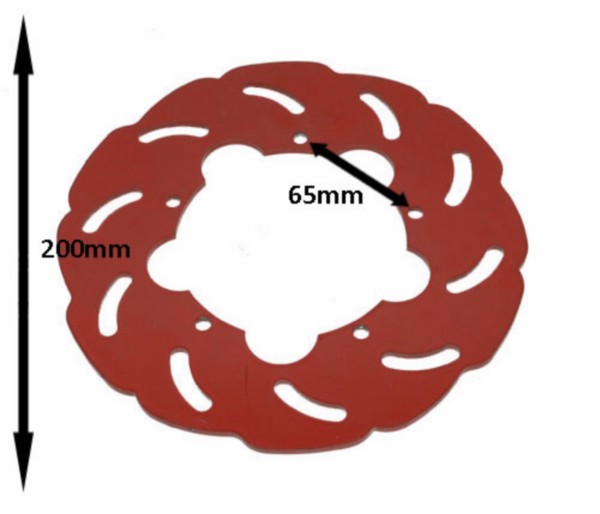 Remschijf Sfera Zip sp 98x200mm voor Metrakit mkd2