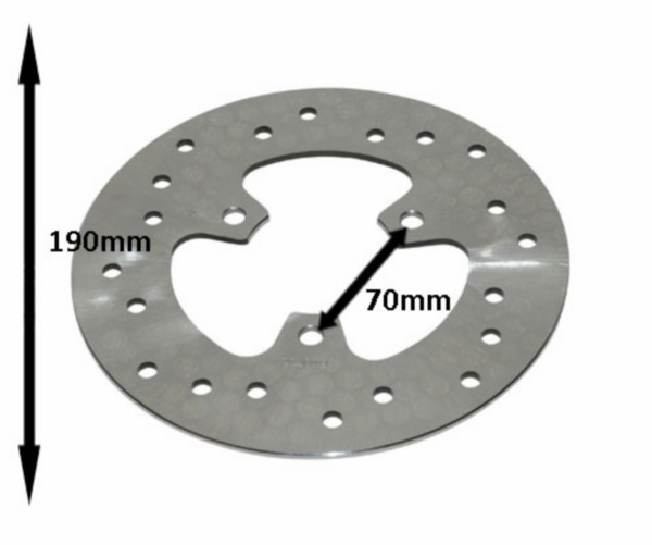 Brake disc for brake Yamaha 190mm