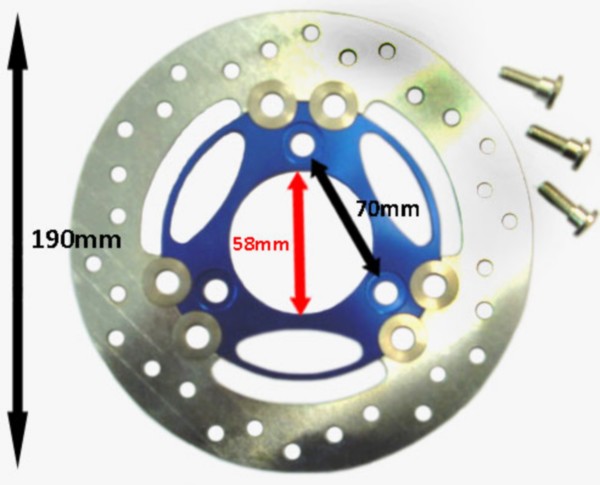 Brake disc zwevend race Aerox f12 f15 Yamaha Neo's nrg SR Typhoon front DMP=op=op