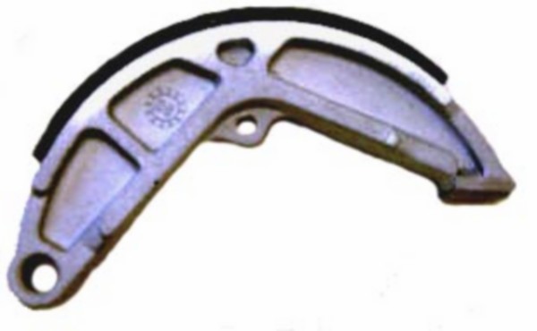 Brake shoe moped Vespa behind