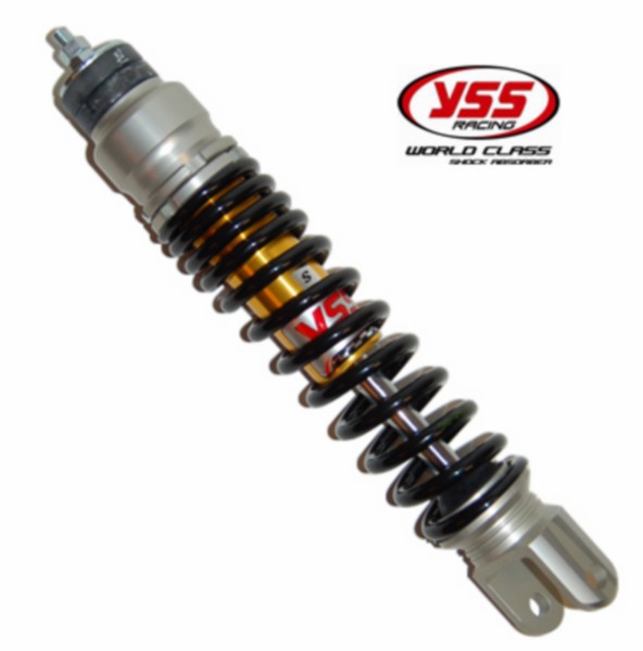 Shock absorber gasgevuld E-serie Fly Fly 4S fly4t RST Piaggio 270mm black gold Yss
