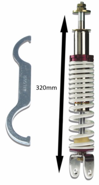 Shock absorber RS3 nrg Gilera Runner Typhoon Zip 320mm Malossi 467908