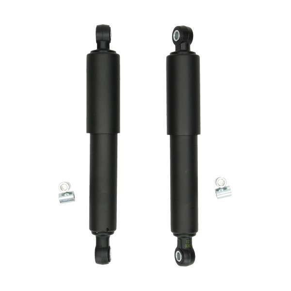 Shock absorber set custom Puch Maxi Tomos 300mm black matt DMP