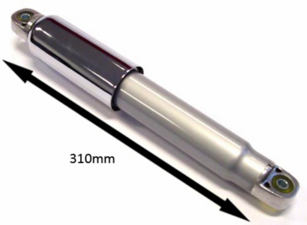 Stossdämfer-Set Zu Zundapp alte type Modell 517 310mm verchromt