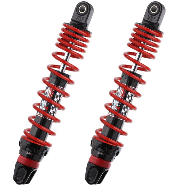 Shock absorber set hybrid Dtg Maxi scooter 125 250 after 2004 People 390mm red Yss