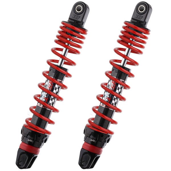 Shock absorber set hybrid Dtg Maxi scooter Kymco People S people300 390mm red Yss