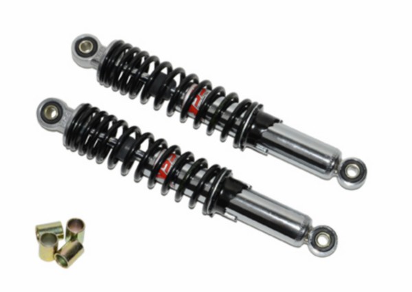 Shock absorber set hydraulisch Puch Maxi tomos universal 320mm chrome black yss