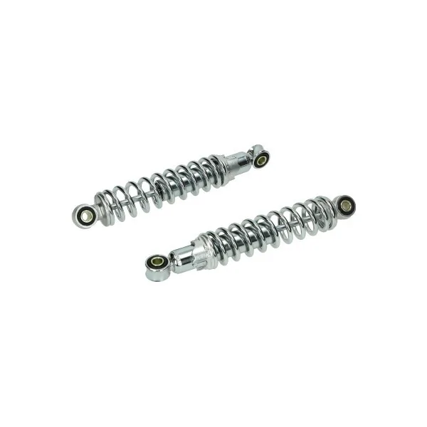 Shock absorber set moped universal 240mm chrome  Vespa Puch Tomos