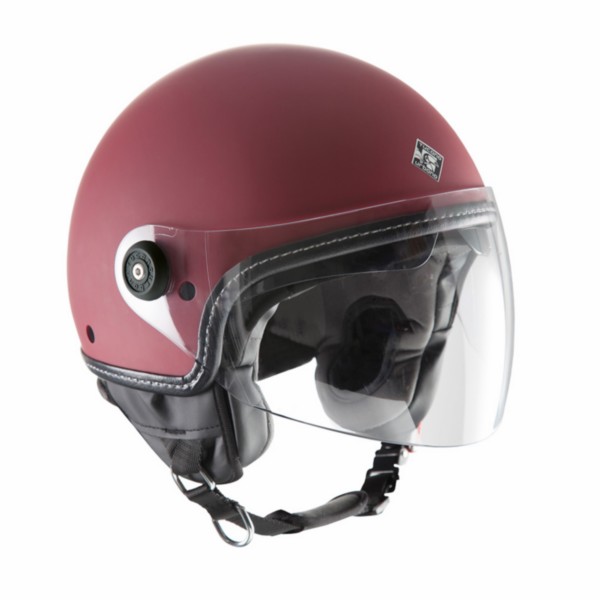 scooter motor helm Tucano 1200 el'mettin mat rood L