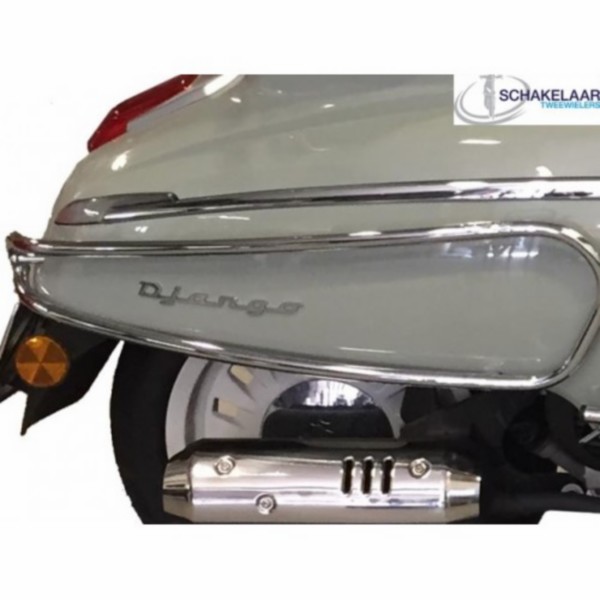 Protection bumper set rear Peugeot Django chrome original pg840-dja-crm