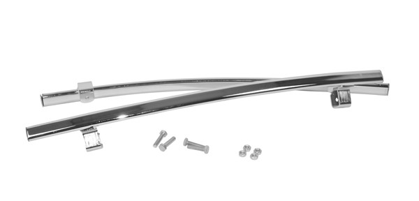 Protection bumper set side cover ovaal Short (made in italy) Primavera Sprint chrome
