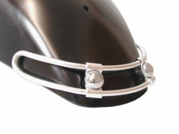 Ornamental bracket frontmudguard vespa S chroom buzzetti 8362