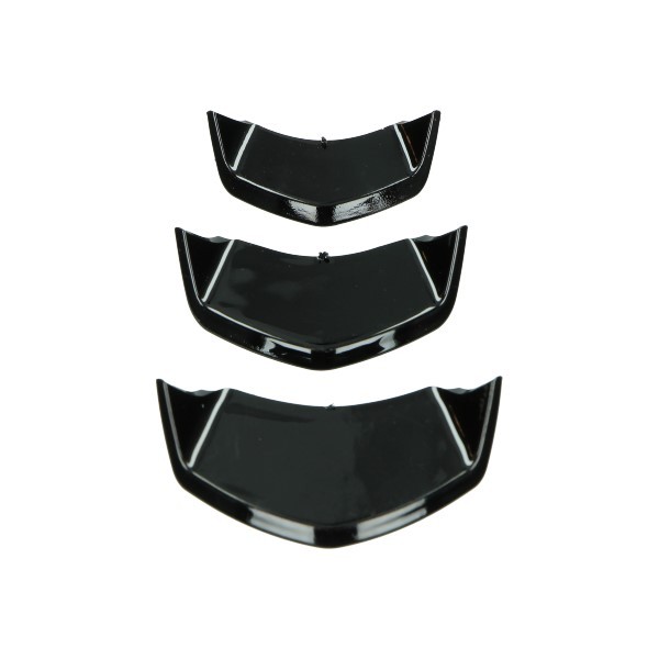 Decorative strip set Front cover middle euro-4 5 Primavera Sprint black shine DMP