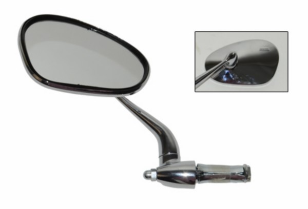 Mirror fixation in handle bar Zundapp chrome left bumm 913 3l