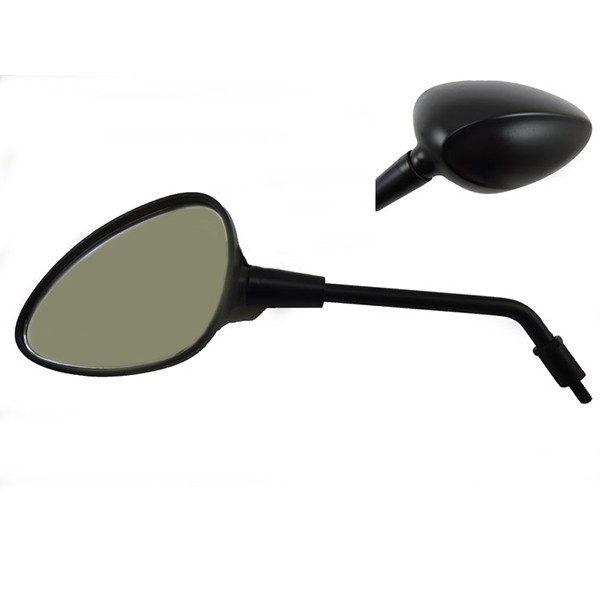 Mirror long Vespa Sprint black matt left