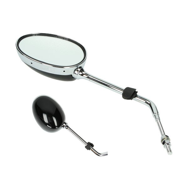 Mirror Peugeot Django chrome black left original 787327n