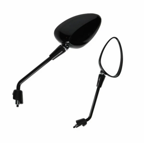 Spiegelset lang Vespa Sprint glans zwart DMP