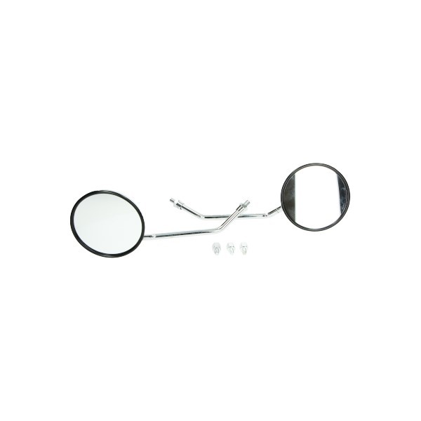 Mirror kit round model vespa lx chrome universeel DMP