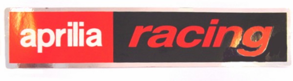 Sticker Aprilia word [apr racing] 46x220mm red black Falko 980675