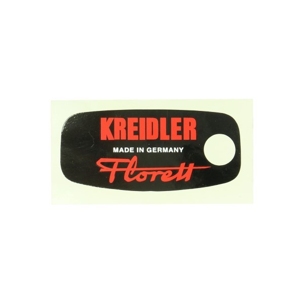 Sticker gereedschap kast Kreidler zwart rood