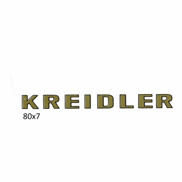 Aufkleber Kreidler Gold