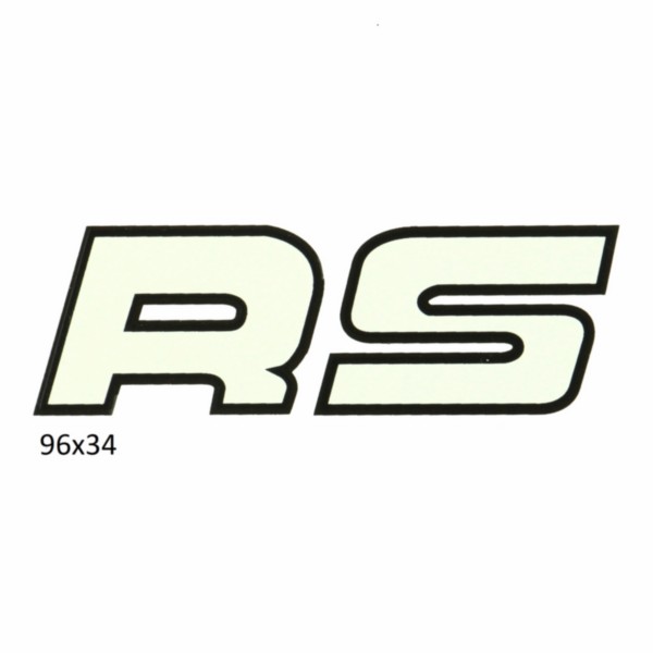 Sticker Kreidler RS white black