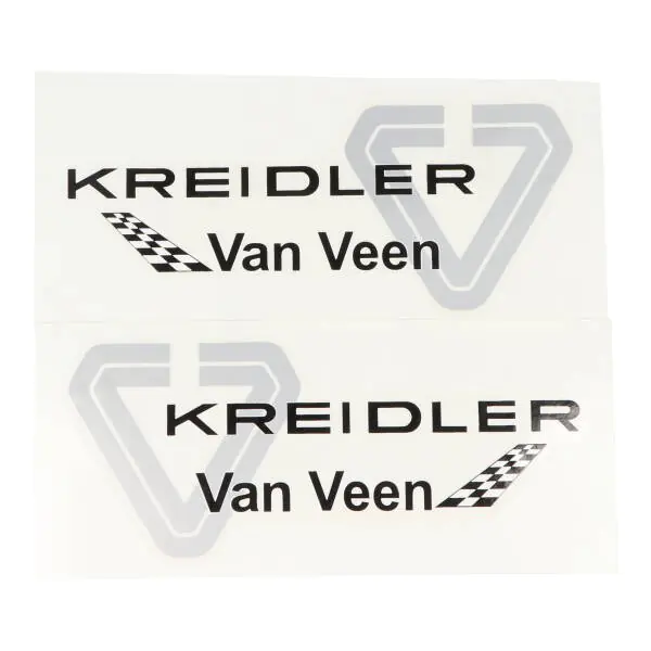 Sticker Kreidler from Veen black grey