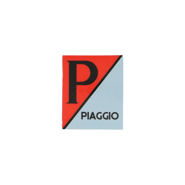 Sticker logo voorscherm Piaggio Vespa LX Primavera Sprint grijs rood