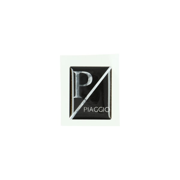 Sticker logo Front cover Hexagon 3d  Piaggio Vespa LX Primavera Sprint black