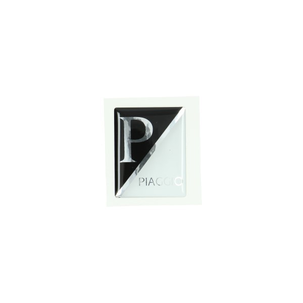 Sticker logo voorscherm zwart wit 3d Piaggio Vespa LX Primavera Sprint