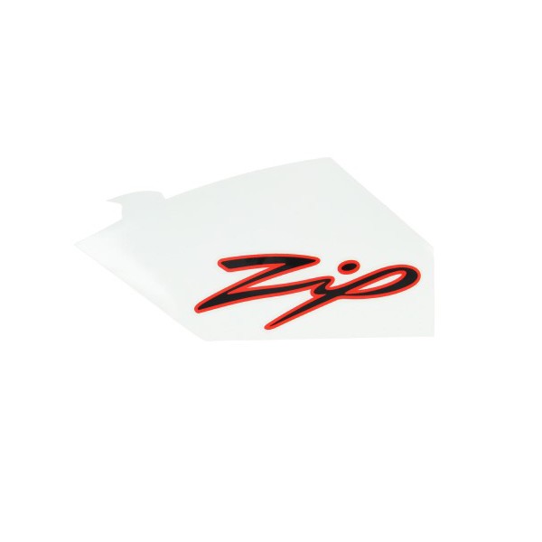 Sticker Piaggio woord [zip] euro-4 sport rood rechts Piaggio origineel 2h002187