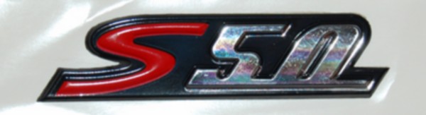 Sticker rechts achter Piaggio S50 Vespa S origineel