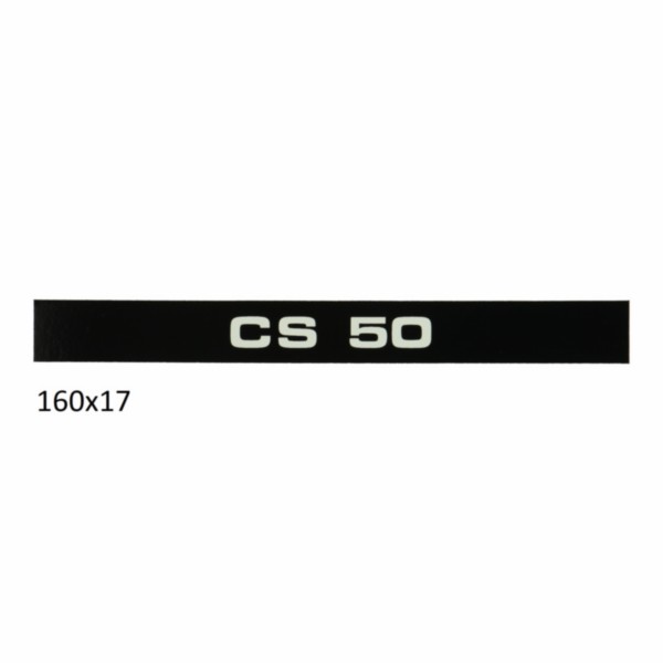 Sticker zijscherm CS 50 Zundapp oude type model 517 zwart wit