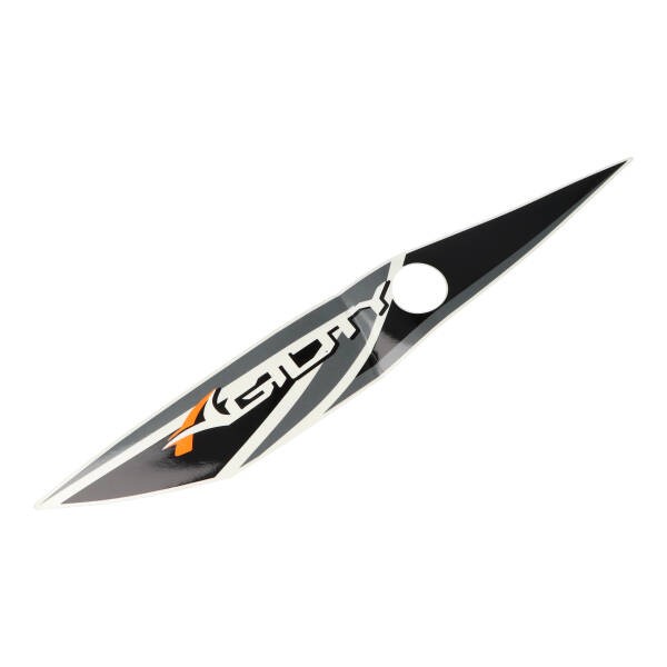 Sticker side cover Kymco Agility Euro 4 left Kymco original 86231-ldc8-e9n-t03