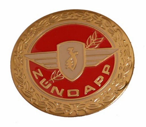 Sticker Zundapp logo round red gold z440-20.100 r