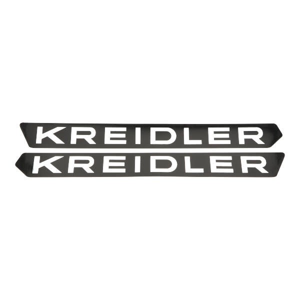 Sticker set fuel tank 1973-1975 Kreidler black chrome