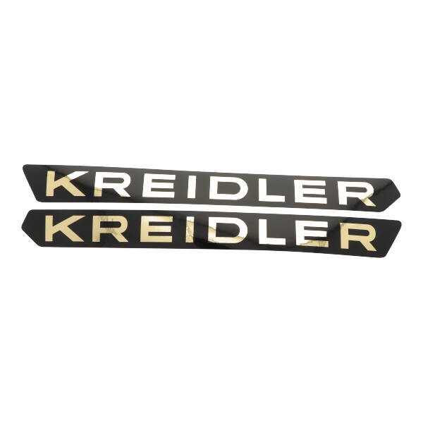 Stickerset benzinetank 1973-1975 Kreidler zwart goud