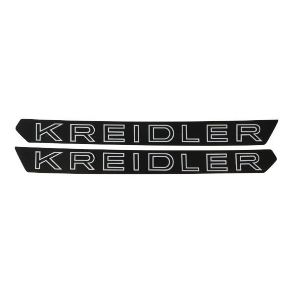 Stickerset benzinetank 1973-1975 Kreidler zwart wit