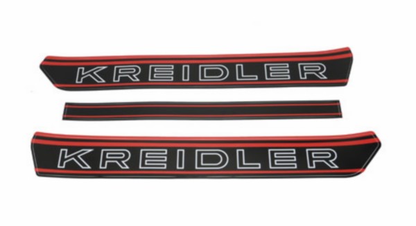 Sticker set fuel tank Kreidler black red