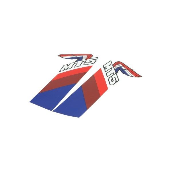 Sticker set fuel tank MT blue brown red 2- pieces